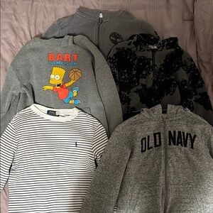 5pk Hoodies Set 2 - Boys Apparel - 10/12